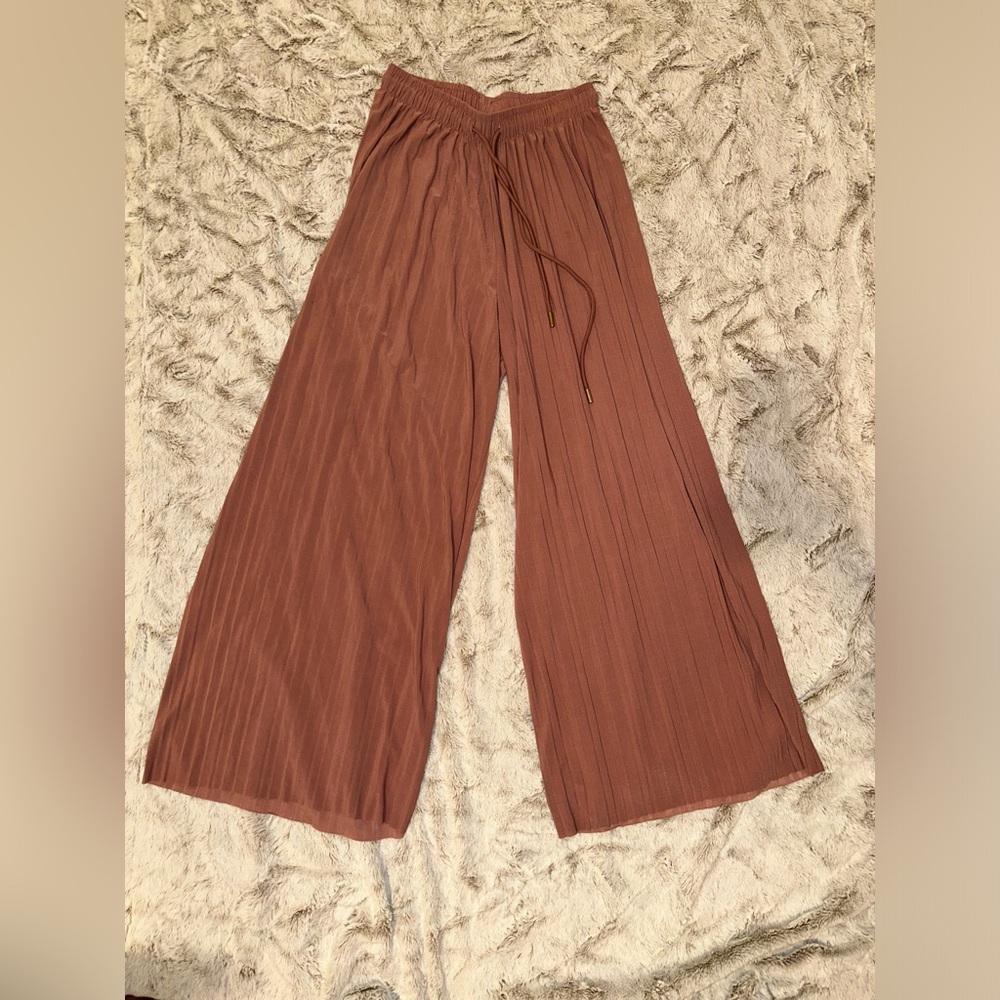 Pink Flowy Pants